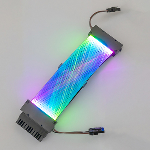 Cable de Extensión de Alimentación <span class=keywords><strong>RGB</strong></span> para Placa Base ATX de <span class=keywords><strong>24</strong></span> Pines para Caja de Ordenador para Juegos (Fuente de Alimentación de <span class=keywords><strong>24</strong></span> Pines) - Product Image 2