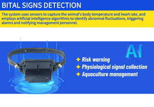 Công nghệ cao cowbell GPS Tracker được trang bị một cảm biến nhiệt độ gia tốc để theo dõi acativity gia súc trong thời gian thực. - Product Image 6