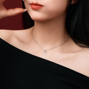 Collares con Colgante de Letras del Alfabeto de Circonia Cúbica 5A Dylam para Mujer -O- Collar con Cadena de Eslabones con Letra Inicial, <span class=keywords><strong>2</strong></span> Colores, 45 cm, Nuevo Diseño - Product Image 6