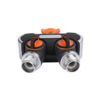 Adaptateur de robinet d'eau bidirectionnel à filetage mâle standard américain, 1 entrée 2 sorties, fourni par le fabricant