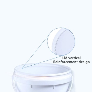 <span class=keywords><strong>Seau</strong></span> en plastique PP recyclable de 20 L (5 gallons) robuste et <span class=keywords><strong>vide</strong></span> pour peinture et revêtement, avec couvercle à joint sécurisé et poignée – Vente en gros - Product Image 3