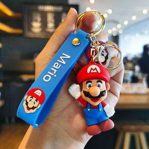 Llavero de Metal Personalizado, Lindo Llavero de Anime, Colgante para Bolsa, Llaveros de Goma de Mario, Juguetes de Llavero - Product Image 4