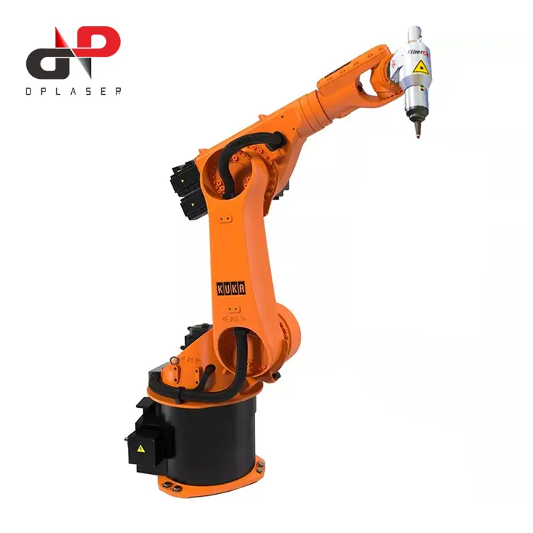 1000W Kuka 6 Axis 3D Robot Arm Ipg Laser Bron Metalen Auto Motor Kap Fiber Laser Snijmachine