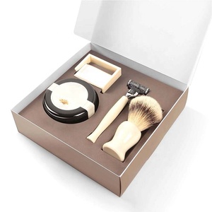 Boîte d'emballage d'impression polychrome pour hommes ensemble de soins de la peau kit d'huile de croissance de <span class=keywords><strong>barbe</strong></span> boîte cadeau cosmétique personnalisée avec insert - Product Image 3