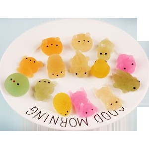 Giocattoli Mini Mochi Luminosi al Buio, Giocattoli Antistress in Plastica TPR a Forma di Gatto Kawaii - Product Image 4