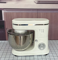 Batteur sur socle électrique en acier pour cuisine, 5-10L, 6 vitesses, 1000W, pour usage commercial et domestique