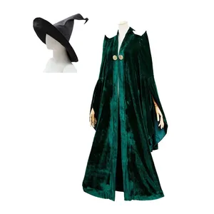 Robe de Président de la Sorcellerie et de la Magie de l'École de Sorcellerie d'Écho Hogwarts, Costume d'Halloween avec Cape pour Femmes Adultes - Product Image 3