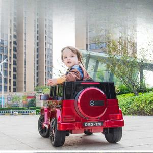 电动婴儿车，带遥控塑料玩具，适用于2-4岁男孩电池供电的游乐车 - Product Image 5