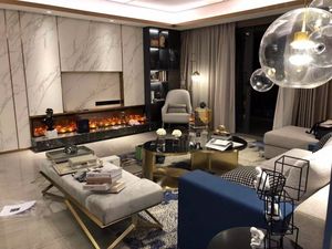 <span class=keywords><strong>Fausse</strong></span> <span class=keywords><strong>cheminée</strong></span> 3D Flamme LED <span class=keywords><strong>Chauffage</strong></span> décoratif Thermostat réglable intégré Espace <span class=keywords><strong>Cheminée</strong></span> électrique Insert Hôtel Anglais - Product Image 4