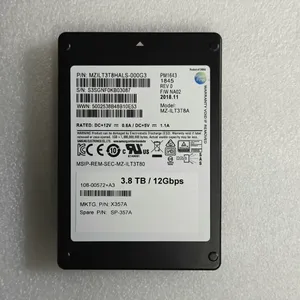 MZILT3T8HALS-000G3 Sam-sun-g PM1643 3.8TB SAS 12Gbps NETAPP X357A SSD Solid State <b>Drive</b> High Performance 3.8TB Storage and 12Gbp - Product Image 1