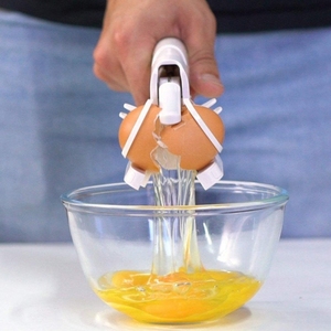 Accessoires de gadgets ménagers portables Séparateur d'oeufs <span class=keywords><strong>Fouet</strong></span> manuel en plastique portable <span class=keywords><strong>Cuisine</strong></span> - Product Image 2