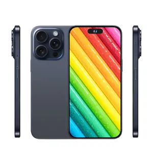 Thương hiệu Mới Giá Rẻ 15 Pro Max 6.8 inch màn hình 4G 5g điện thoại thông minh 8GB + 512GB mở khóa i Điện thoại di động 15 Pro Max bản sao phiên bản có logo