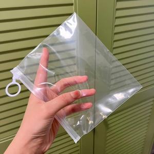 Đơn Giản Trong Suốt PVC Lưu Trữ Bút Chì Trường Hợp Tổ Chức Xách Tay Dây Kéo Túi Công Suất Lớn Thực Tế Cho Vớ - Product Image 4