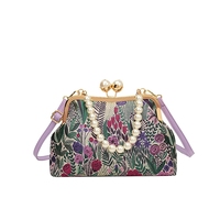 2025 nouveau fleur broderie motif bandoulière sacs à bandoulière Design de luxe femmes sacs de selle sac à main pour les femmes