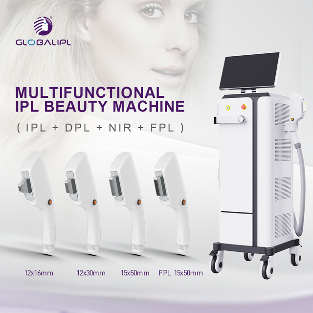 New IPL Laser Machine with Patented Dot matrix Treatment Head for Precise Control Suitable for All Skin Types