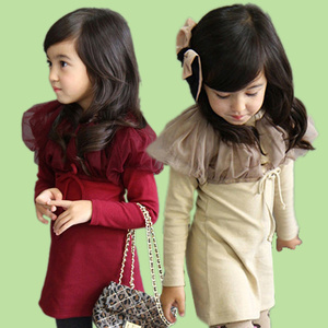 Nouvelles robes à manches longues pour enfants, design printemps, vêtements pour filles, fournisseur chinois - Product Image 1