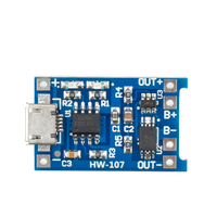 Type-c Micro USB 5V 1A 18650 TP4056 TC4056A BMS Lithium Battery Charger Module Charging Board With Protection