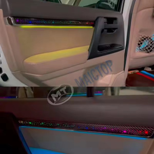 Éclairage d'ambiance LED multicolore pour l'intérieur du Land Cruiser LC200, adapté aux modèles 2016-2021. - Product Image 3