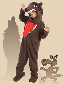 Disfraz <span class=keywords><strong>de</strong></span> Lobo Marrón para Niños - Disfraz <span class=keywords><strong>de</strong></span> Animal - Atuendo <span class=keywords><strong>de</strong></span> Cosplay para Representaciones Escolares - Product Image 1