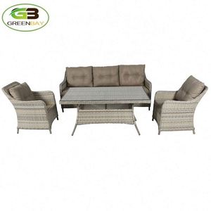 Luxuriöses Outdoor-Gartensofa-Set Modernes Design Rattan-Rückenlehne Terrassenmöbel für Hotels & Villa-Lobby & Apartment mit Verbessertem Komfort - Product Image 2
