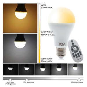 B22 E26 E27 <span class=keywords><strong>LED</strong></span> Light Bulb với điều khiển từ xa Bluetooth chuyển đổi chế độ AC cung cấp điện cho các ứng dụng khách sạn A19 loại - Product Image 5