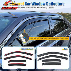 <b>For</b> Chrysler 300 <b>Window</b> Visors Acrylic In-Channel 11-23 Rain Wind <b>Shade</b> 4PC Set <b>Car</b> Door Side <b>Window</b> Protection - Product Image 2