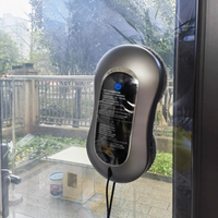 Robot limpiador de ventanas inteligente X11pro al por mayor con doble pulverización ultrasónica, robot limpiador automático de c