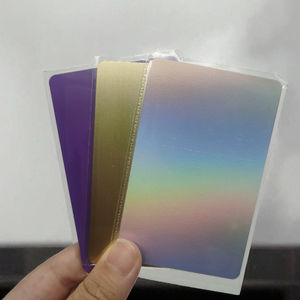Tarjeta PVC en Blanco ISO NFC al por Mayor de Fábrica, Tarjeta de Regalo, Color Oro Cepillado, Plata Láser, Morado, Resistente al Agua, Impresión Térmica - Product Image 2
