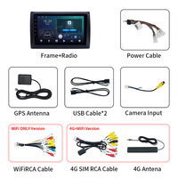 Écran tactile de 9 pouces Android Stereo GPS Navigator WIFI 4G BT DSP Autoradio Multimedia Player pour Fiat Stilo 2010 Wireless Carplay