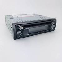 Estéreo para Auto de Un Solo DIN con Reproductor de CD/DVD, Conexión USB y Tarjeta SD, Colocación en el Tablero, Compatible con MP3 y MP4