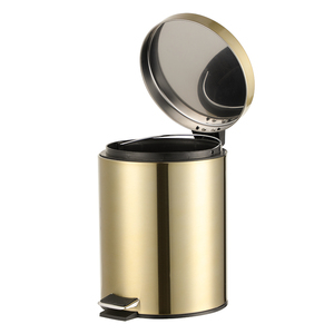 Bộ bàn chải vệ sinh nhà vệ sinh bằng thép không gỉ 5L 1,3 gallon màu vàng - Product Image 2