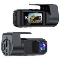 Caméra de tableau de bord 4K WiFi 2 canaux pour voiture, enregistreur DVR avec synchronisation téléphonique, vision nocturne