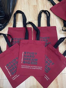 Bolsa Promocional de Lona Reciclada Ecológica, Bolsas de Mano de Algodón Biodegradables Sostenibles para Regalos Corporativos, Concienciación de Marca - Product Image 3