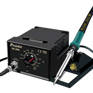 โปรคิท SS-206 สถานีบัดกรีแบบเทอร์โมสแตติกแบบอะนาล็อก 110V-240V ปลายกรวย สำหรับงานเชื่อมทั่วไป - Product Image 4