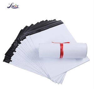 Tamaño 45*55cm impermeable blanco LDPE bolsas de correo autosellado ecológico reciclado 100% bolsa de embalaje de mensajería de polietileno de alta calidad - Product Image 2
