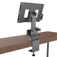 Pince de bureau personnalisée solide et durable, support pour moniteur, support latéral pour tablette, support pour exposition publique