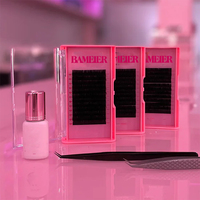 Échantillons Gratuits Volume Lashes Russian Easy Fan Blooming Lashes Extensions de Cils