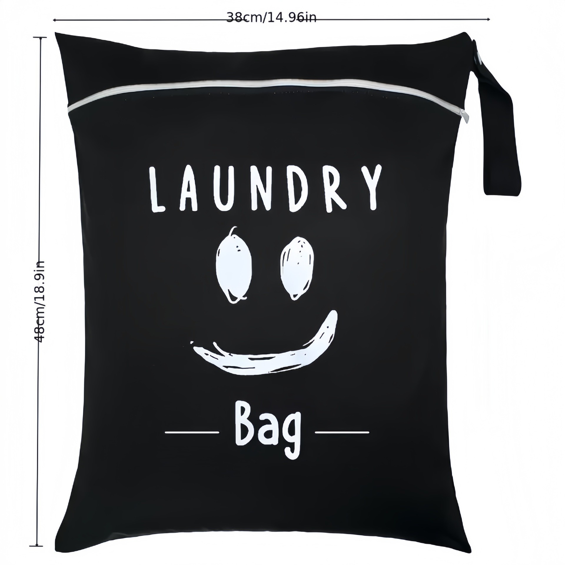 Motif visage souriant-noir