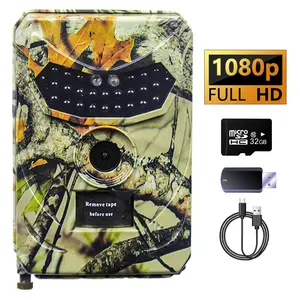 HunterCam PR100 impermeable Mini cámara de rastro oculta 1080p 24mp animal vida silvestre cámara de visión nocturna foto y video wildkamera