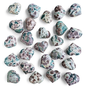 Venta caliente Corazón <span class=keywords><strong>de</strong></span> cristal natural Rusia Flor Corazón <span class=keywords><strong>de</strong></span> ágata para curar - Product Image 5