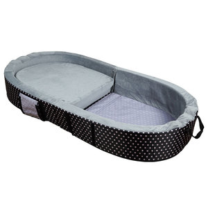 เปลเด็กพับได้พร้อมแกนโฟมสำหรับใช้ในร่มและกลางแจ้ง ที่นั่งนุ่มสบายสำหรับงีบหลับ - Product Image 3