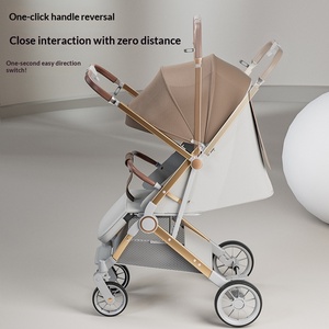 Nuevo Modelo X5, Carrito de Bebé de Cuatro Ruedas, Plegable, con Asiento Reclinable, Ultraligero, Portátil, con Amortiguador y <span class=keywords><strong>Sombrilla</strong></span> - Product Image 3