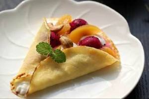 Nuevo producto, fabricante de crepes a Gas doble con <span class=keywords><strong>precio</strong></span> de fábrica, tortitas rellenas de huevos y frutas - Product Image 3