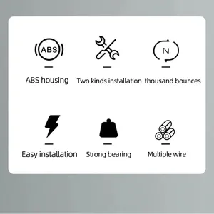 Wholesale Smart Home Punch-free Automatic Sensor Door Closer for All Doors Punch-Free Drawstring <b>Bracket</b> - Product Image 6