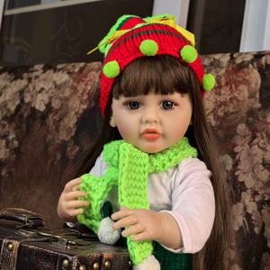 Poupée en <span class=keywords><strong>silicone</strong></span> pour nouveau-né fille 55cm ensemble de Noël en gros Boneca <span class=keywords><strong>Bebe</strong></span> Reborn cadeau pour les filles - Product Image 5