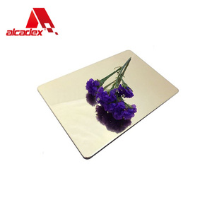 Nhà Máy bán hàng trực tiếp Vàng/Bạc gương loại nhôm Composite <span class=keywords><strong>Panel</strong></span> tường Board ACM <span class=keywords><strong>ACP</strong></span> tấm - Product Image 2