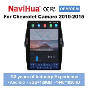 Navihua New Upgrade 14.5 Inch Android Car Radio GPS Navigation Multimedia Carplay <b>Auto</b> Stereo DVD for Chevrolet Camaro 2010-2015 - Product Image 2