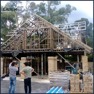 <span class=keywords><strong>Maison</strong></span> préfabriquée en acier cadre en Aluminium doré revêtement <span class=keywords><strong>De</strong></span> Zinc - Product Image 5