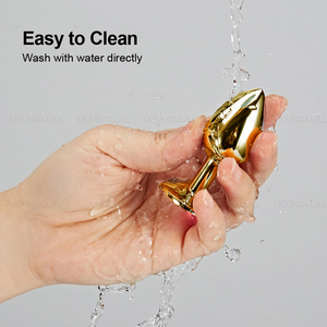Metalen Mini Anale Speelgoed Butt Plug Buit Kralen Roestvrij Staal + Kristal Anale Sieraden Seksspeeltjes Sex Producten 034 Butt Plug Voor Mannen Wome - Product Image 5