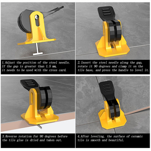 Clips <span class=keywords><strong>de</strong></span> fixation en plastique en T recyclables <span class=keywords><strong>de</strong></span> 1 mm et 1,5 mm pour entretoises et accessoires <span class=keywords><strong>de</strong></span> carrelage - Product Image 5